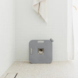 Sevas Water Catcher In White Tile bathroom